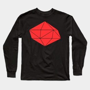 red ice cube Long Sleeve T-Shirt